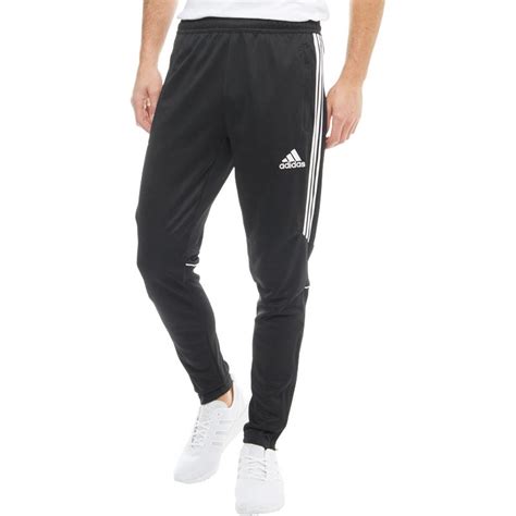 adidas herren trainingshose schwarz mit einseitig gestreift|Schwarze Trainingshosen .